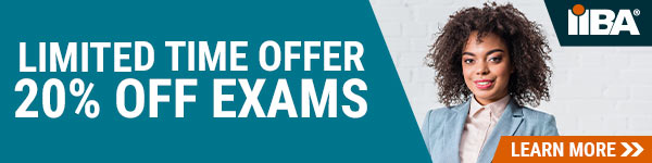 For a limited time save 20% on IIBA’s full suite of certification exams when you purchase the exam by December 31, 2021.* 